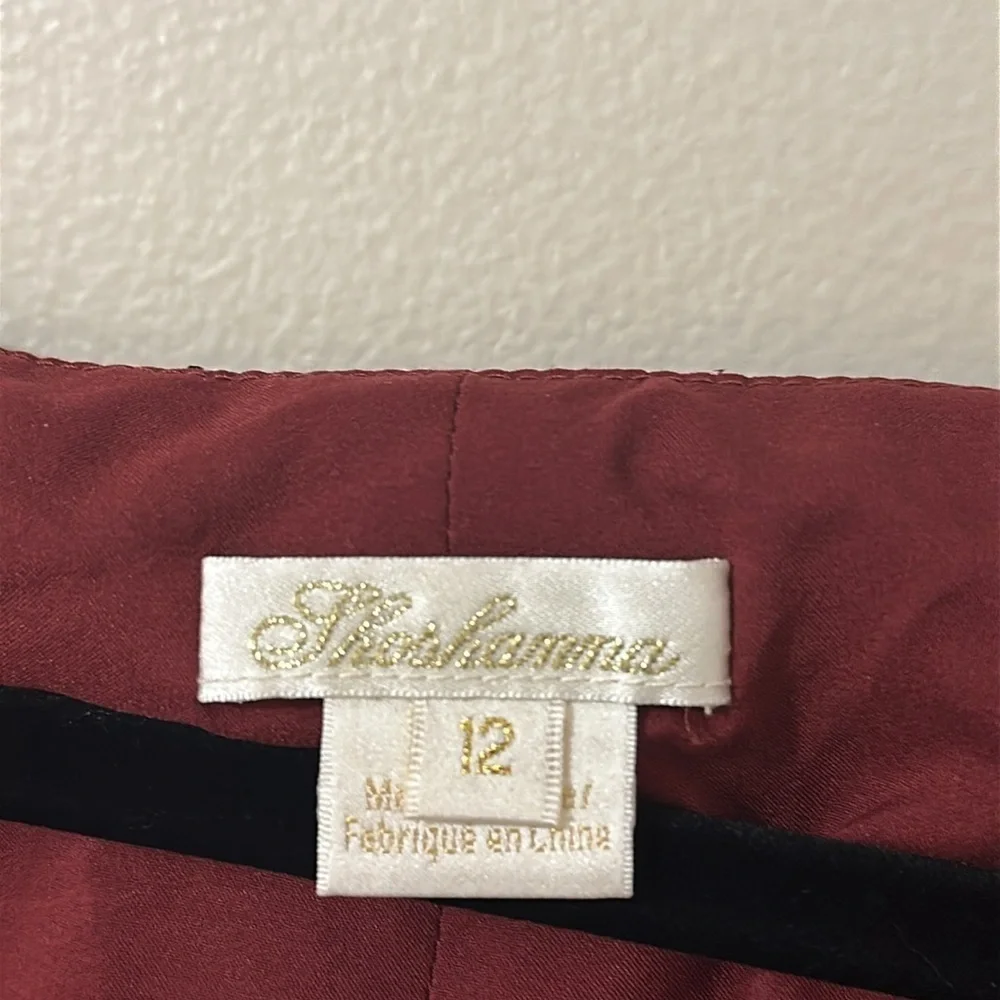 Shoshanna Womens Elnora Short Sleeve Midi Dress Boysenberry Floral Sz 12 Elegant - Picture 12 of 16